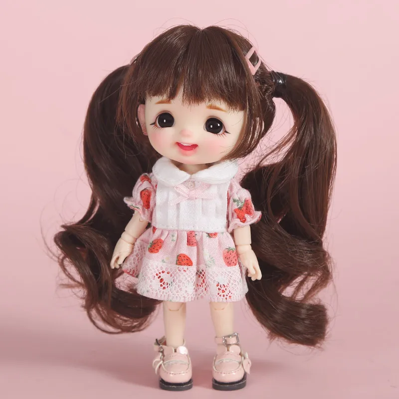 1/8 Bjd SD кукла парик мягкий мохер парик/высокая температура провод челка конский