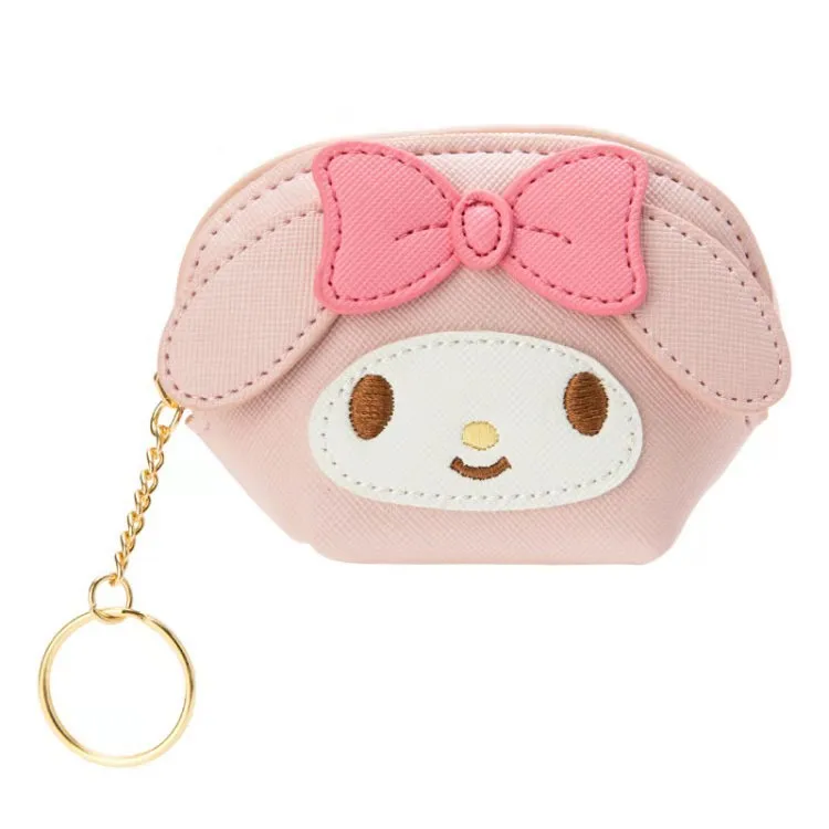 My Melody Милые мини-Кошельки для монет, портмоне с помпоном из мультфильма, брелок-Органайзер - Цвет: My Melody