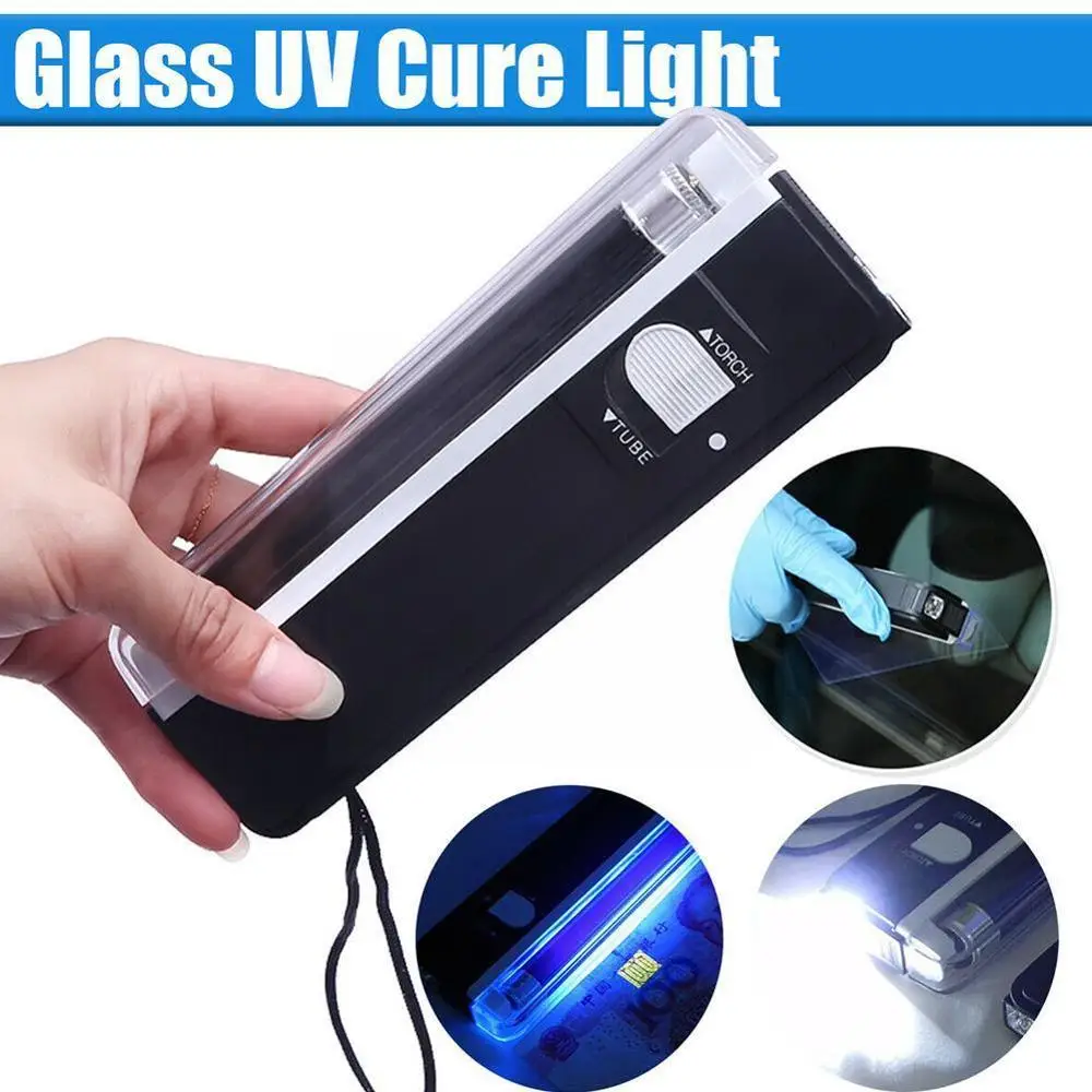 High Quality NEW UV Lamp Resin Curing Special Front With Lighting Tube Car Windshield Glass Crack White Tool Repair Li G9Y7 | Автомобили и