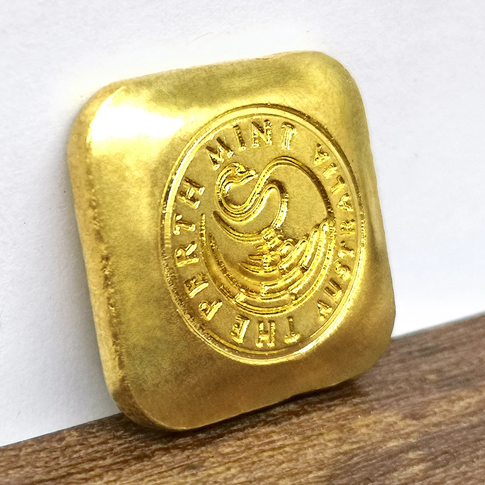10Z 9999 FINE The Perth Mint Bullion латунные позолоченные копии монет медаль Австралия коллекционные монеты