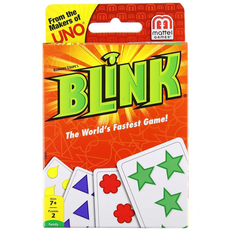 

Uno-Blink Poker Games Card Game Mattel Games Real Family Fun Entertainment Board Game Fun Poker Games Gift Box Uno card