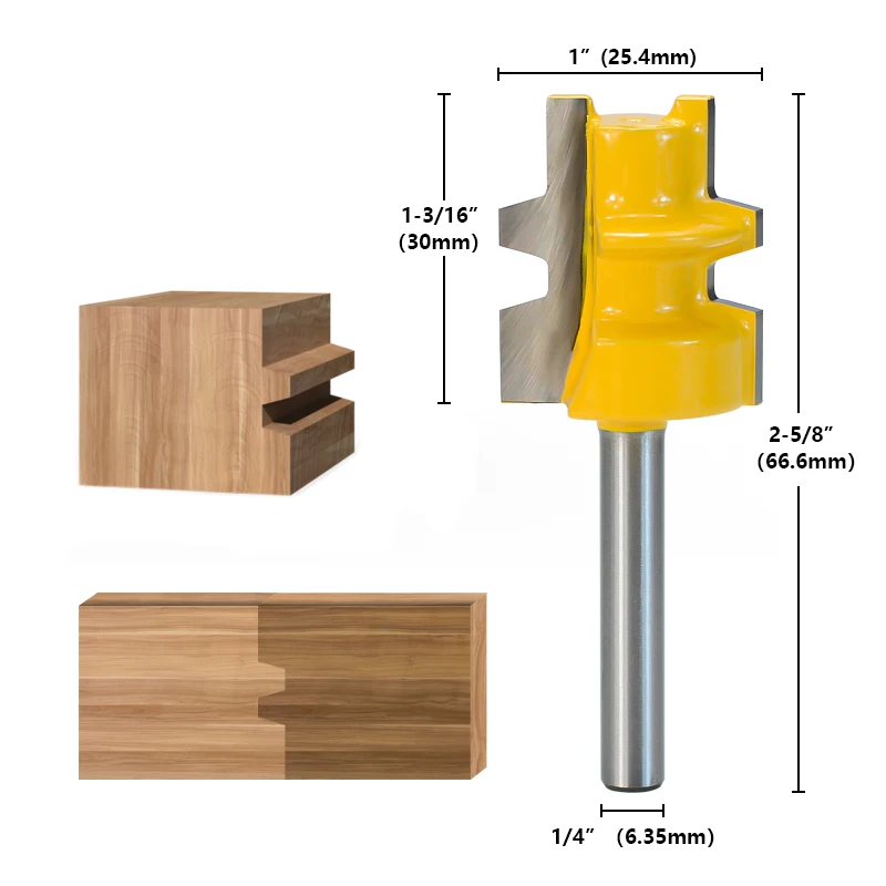 Фрезерный станок для деревообработки торцовочный фрезерный с 1/4 хвостовиком