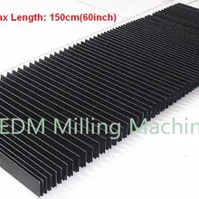 CNC Milling Flexible Engraver Machine Tool Protective Flat Accordion Bellows Cover 130mm-300mm For Milling Machine Tool