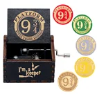 Хит продаж, деревянная музыкальная шкатулка с ручкой, Тоторо, украшенная спиратом, королева, друзья, подарок на день Святого Валентина, Рождество, день рождения