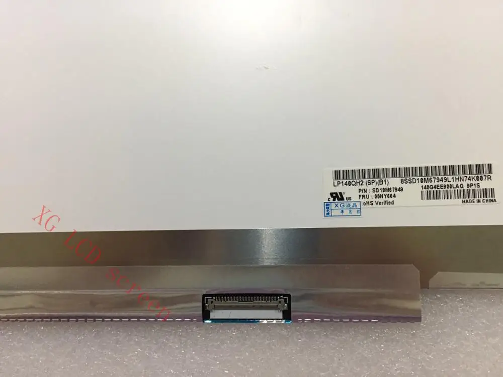 Оригинальный светодиодный ЖК экран 14 0 дюйма LP140QH2(SP)(B1) для Lenovo X1 Carbon 2017/2018/2019 Style WQHD