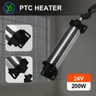200 Вт AC DC 24 В изолированный PTC керамический нагреватель воздуха с постоянной температурой нагревательный элемент 140*32*26 мм