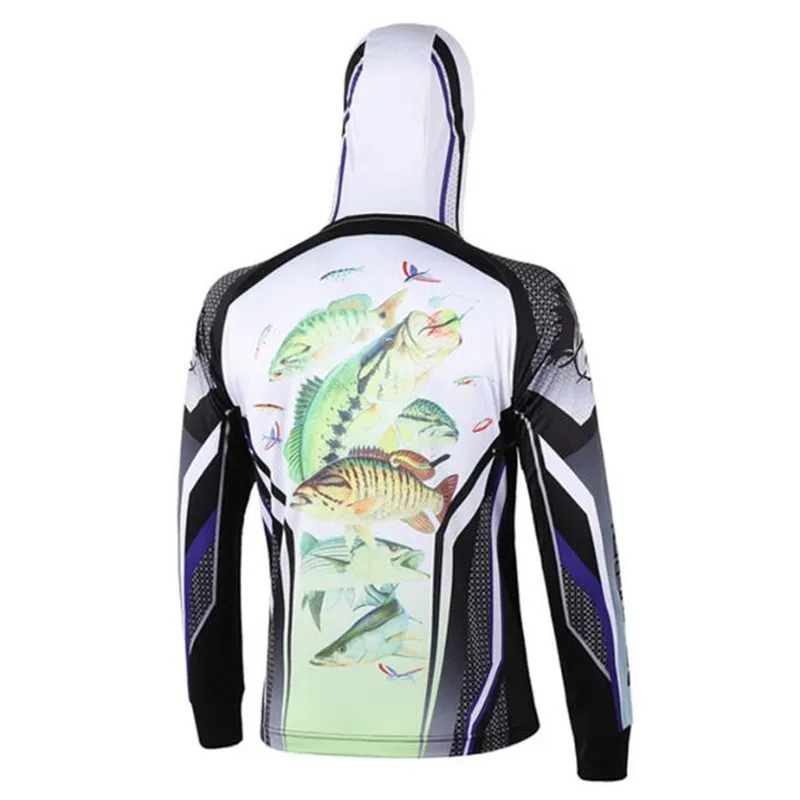 Мужская брендовая одежда для рыбалки дышащая быстросохнущая рубашка с защитой