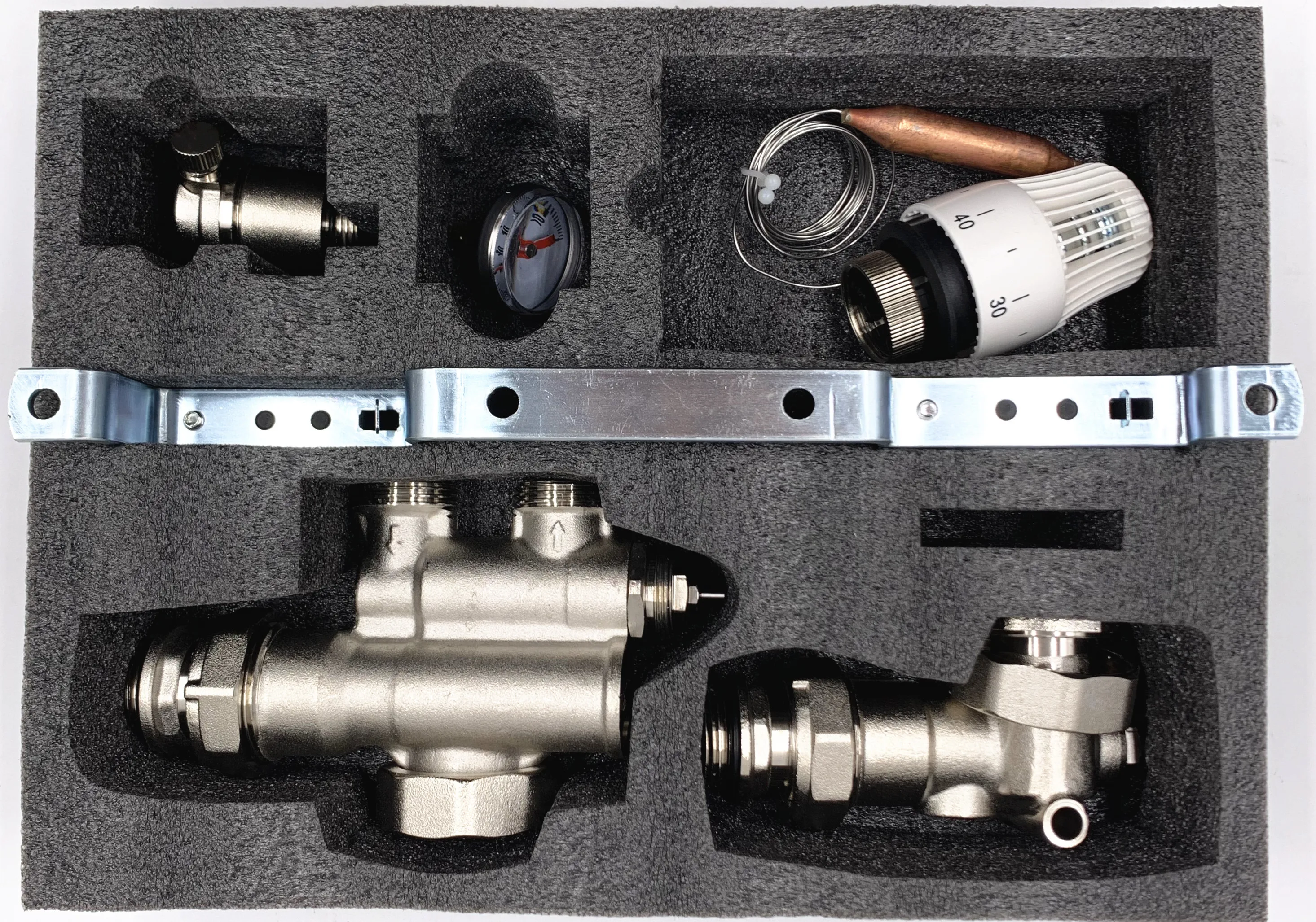 Многофункциональный смесительный блок DN25 для системы влажного отопления пола |