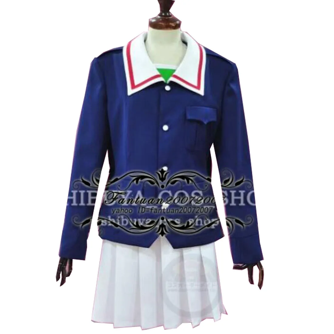 2017 девочки и танки Yukari Акияма Oarai префектур для девочек высокое школьный косплей