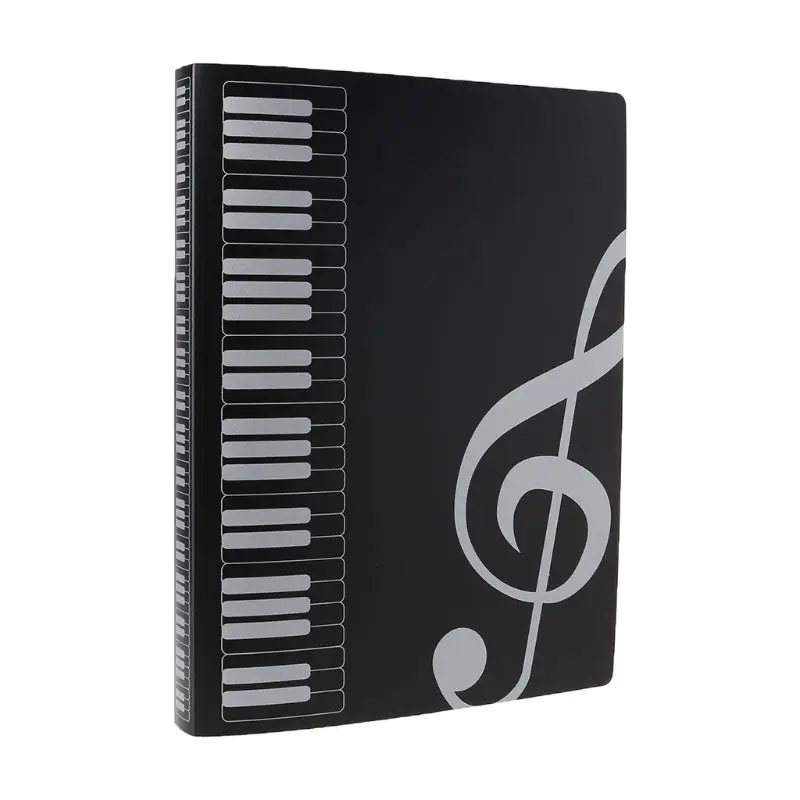 

2021 New 40 Pages A4 Size Music Score Sheet Document File Folder Storage Organizer for Piano Player Concert