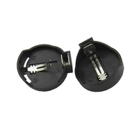 1x 5x 10x black cr2025 cr2032 3v button coin cell battery socket holder case wholesale