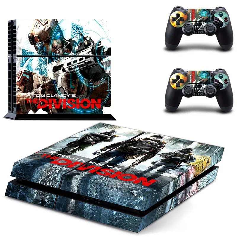 Наклейка The Division 2 PS4 s Play station 4 наклейки для консоли PlayStation и контроллера Скины