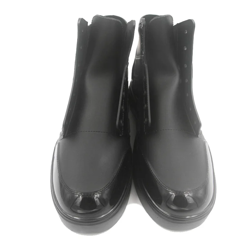 Сапоги Aleafalling мужские резиновые водостойкие на шнуровке короткие Нескользящие