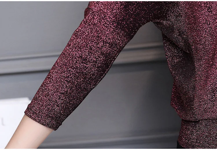 Блестящая блузка с блестками Женская туника модные женские блузки 2020 черные