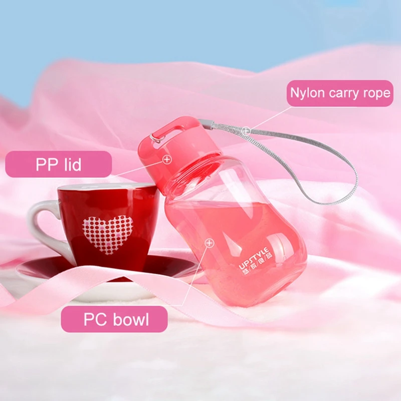 Пластиковая бутылка для воды 180 мл миниатюрная мультяшная детская портативная