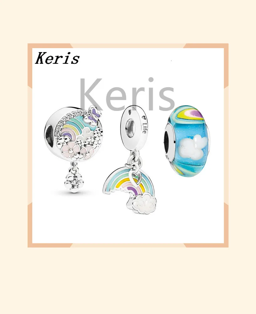 100% Стерлинговое Серебро 925 пробы новинка 2019 весенний Цветочный цвет сказочный