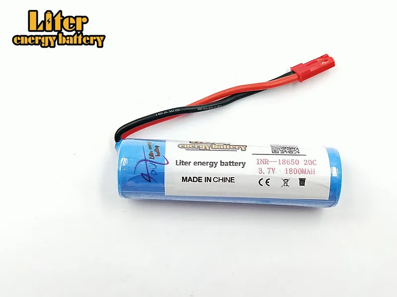 3.7V 1800mAH Remote control helicopter aircraft cylindrical lithium battery 15C discharge iron 18650 | Электроника