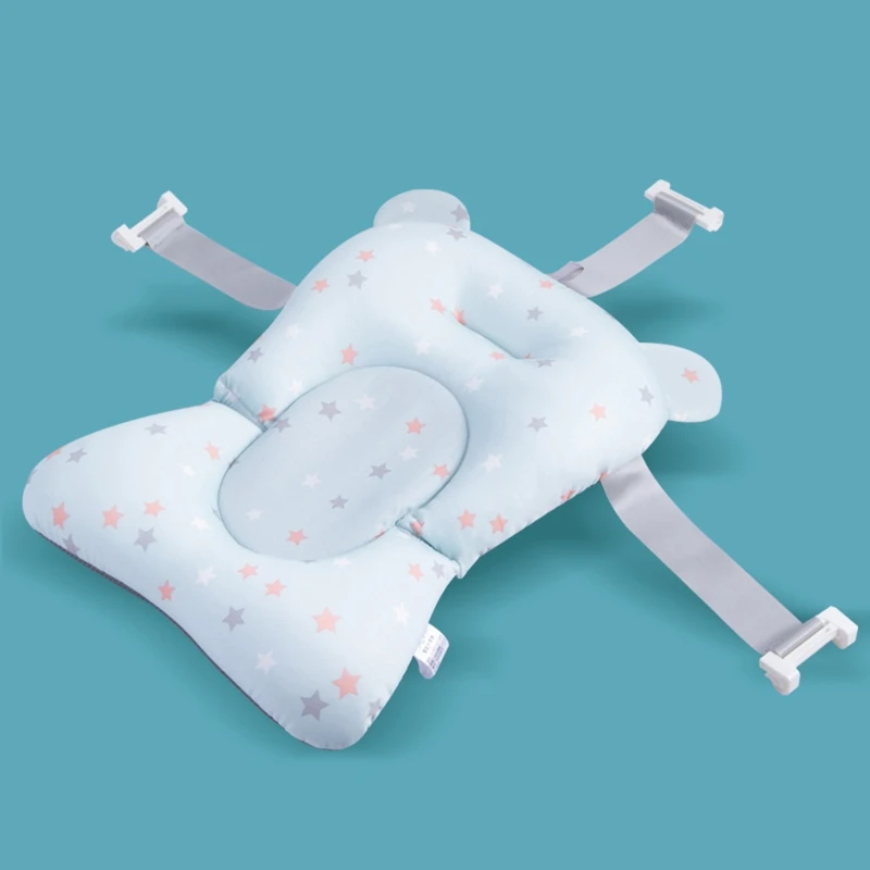 Baby Infant Bath Tub Pad Cushion Safety Seat Support Non-slip Bathtub Mat Newborn Shower Soft Chair |