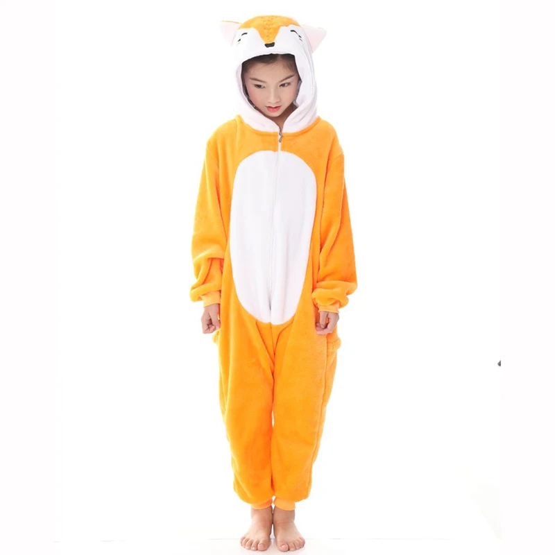 Pijamas de unicornio Kigurumi para ni&ntilde;os, ropa de dormir de una pieza, monos de animales, disfraz de Cosplay, regalo-1