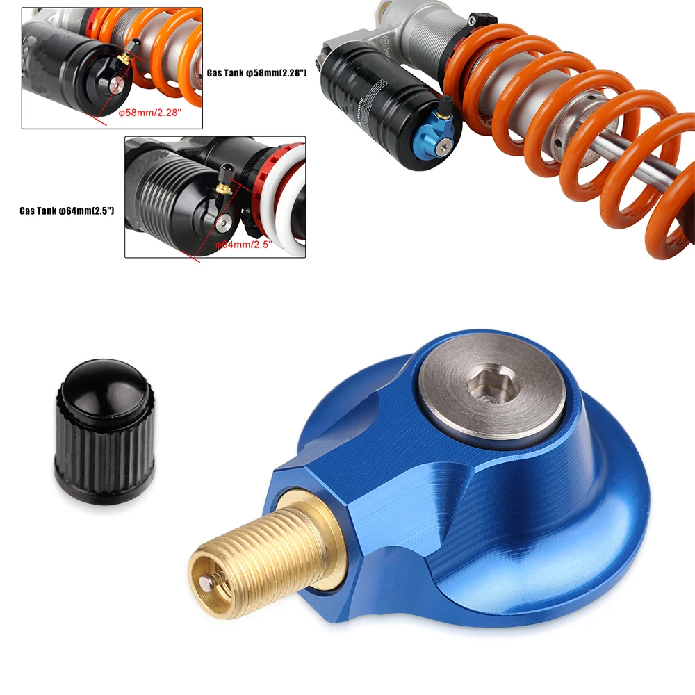 

Rear Suspension Gas Valve φ58 mm and φ64 mm For 85 125 SXF EXC XC XC-F XCW XCF-W XCW Husqvarna TE FE TC FX TX Nitrogen Gas