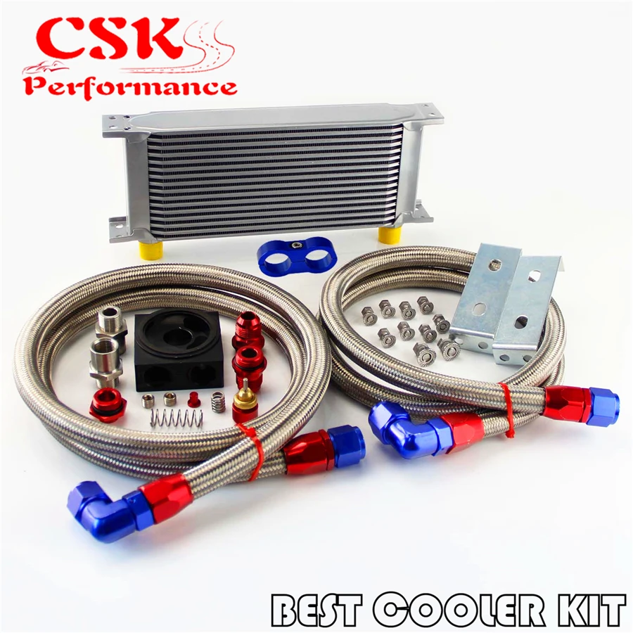 Универсальный по новому стилю AN10 16 ряд Масляный радиатор + термостат слоистая