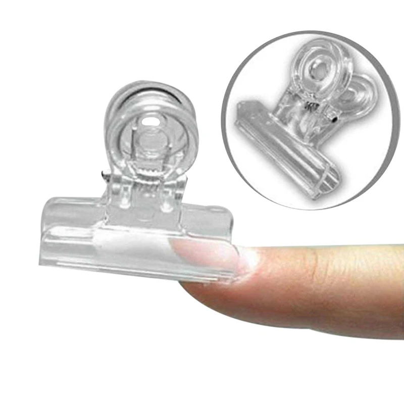 Изогнутые зажимы для ногтей многофункциональный акриловый инструмент случайный