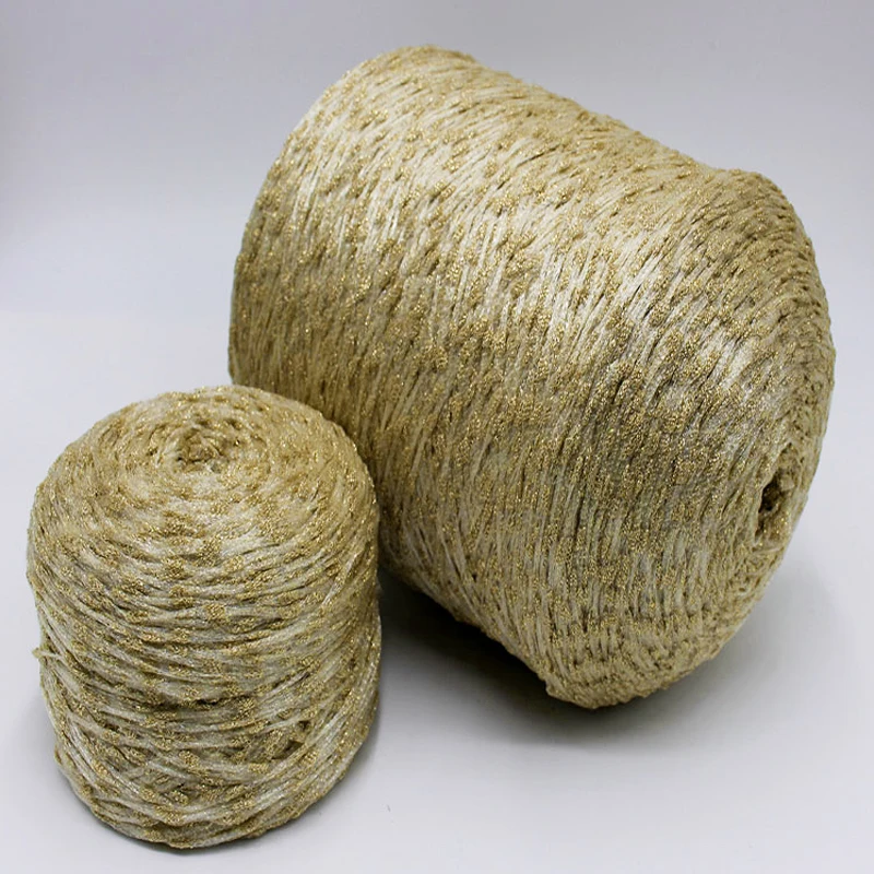 2020 уникальная новая импортная красивая золотая металлическая пряжа из смесового