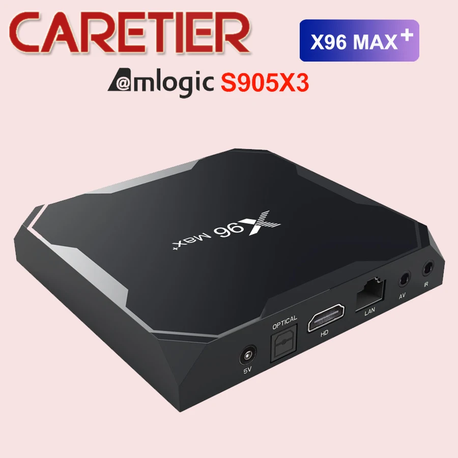 10 шт. X96 MAX Plus Android 9 0 ТВ коробка 4 Гб 64 оперативной памяти 32 встроенной процессор