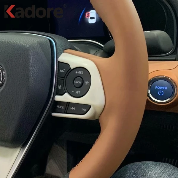Защитный чехол на рулевое колесо для Toyota Avalon 2019 2020 из углеродного волокна стикер