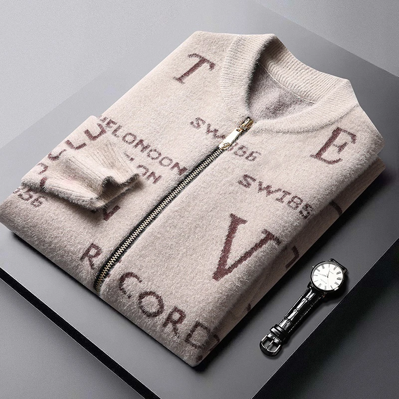 Женский классический вязаный кардиган в клетку лучший свитер повседневная