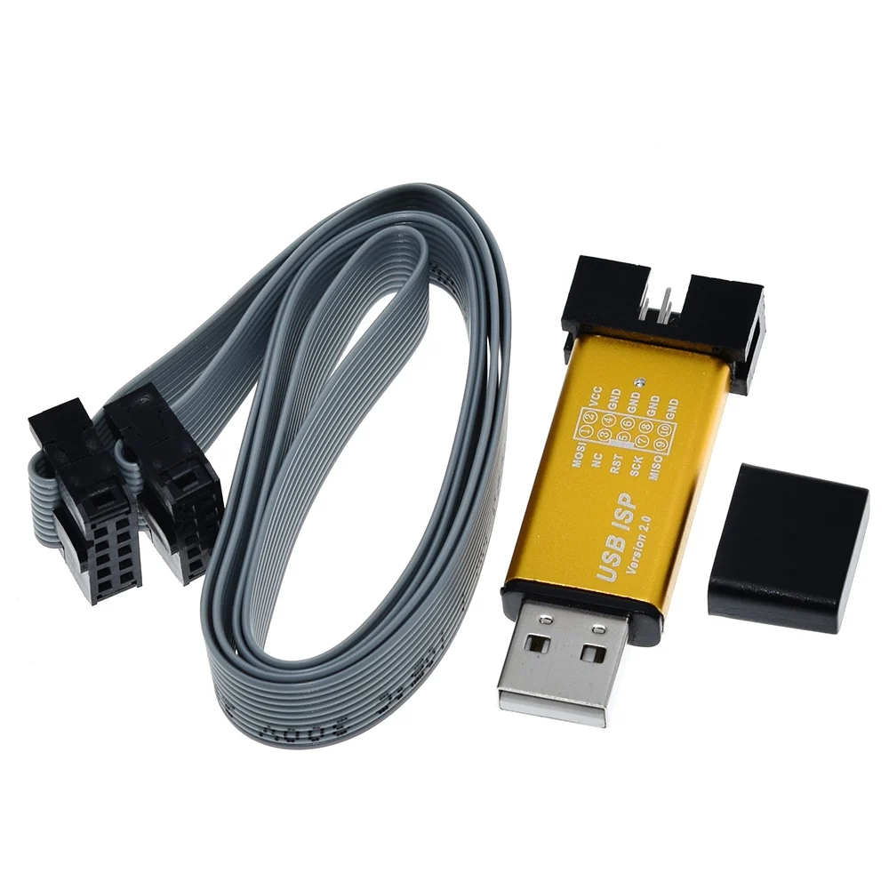 Программатор USBASP USBISP ISP загрузчик для Arduino 51 ATMEL AVR поддержка 64 бит Win7 и 32 Win98 WinMe Win2000