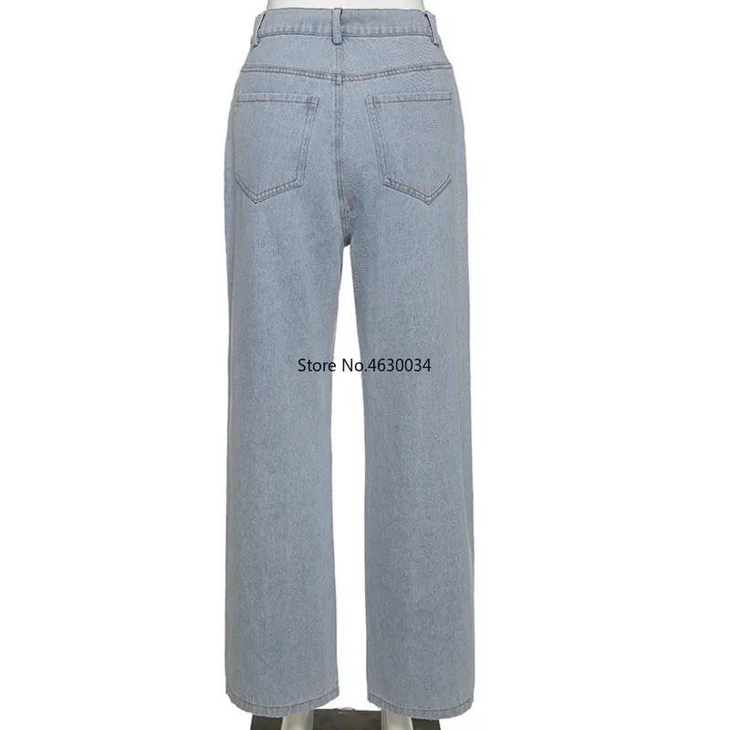 Модные уличные повседневные женские джинсы винтажные потертые отбеливающие