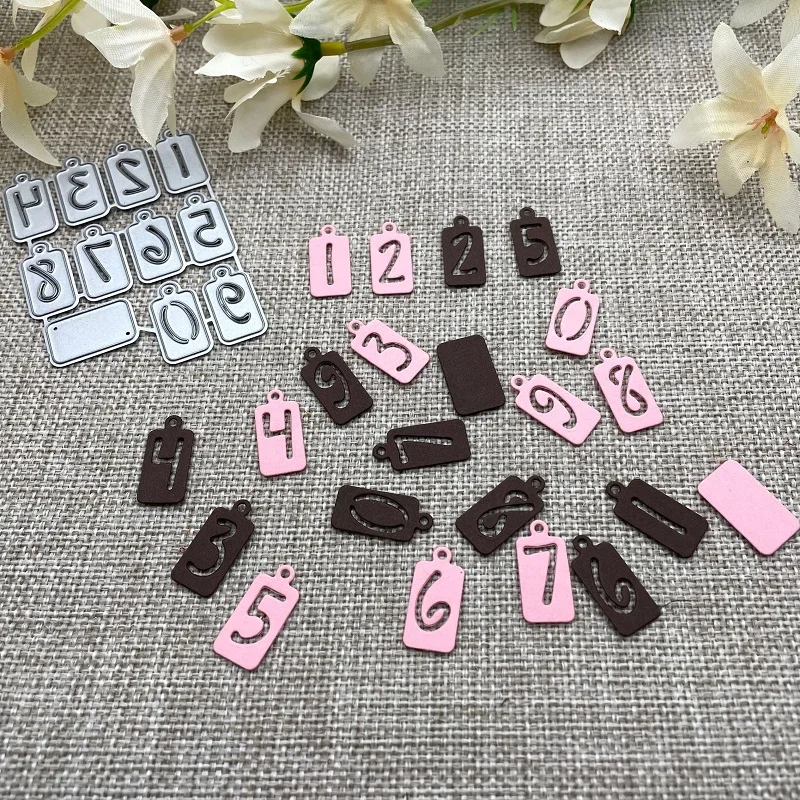 

Метки с цифрами, металлические штампы, трафареты для «сделай сам», скрапбукинг, декоративное тиснение, ручная работа, штамповочный шаблон, форма