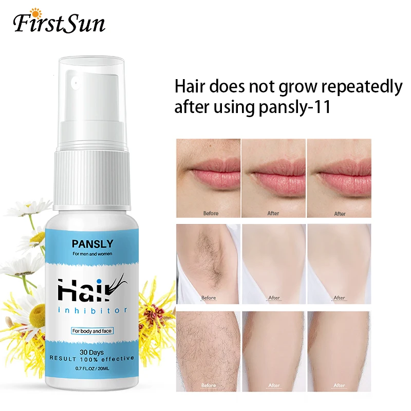 Органический травяной ингибитор постоянного роста волос восстанавливающий