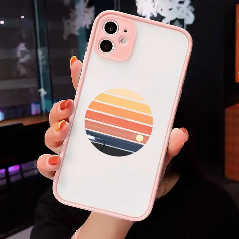 

Hot Sea wave surf summer surfing ocean Phone Cases matte transparent For Pink iPhone 7 8 x xs xr 11 12 pro plus max mini
