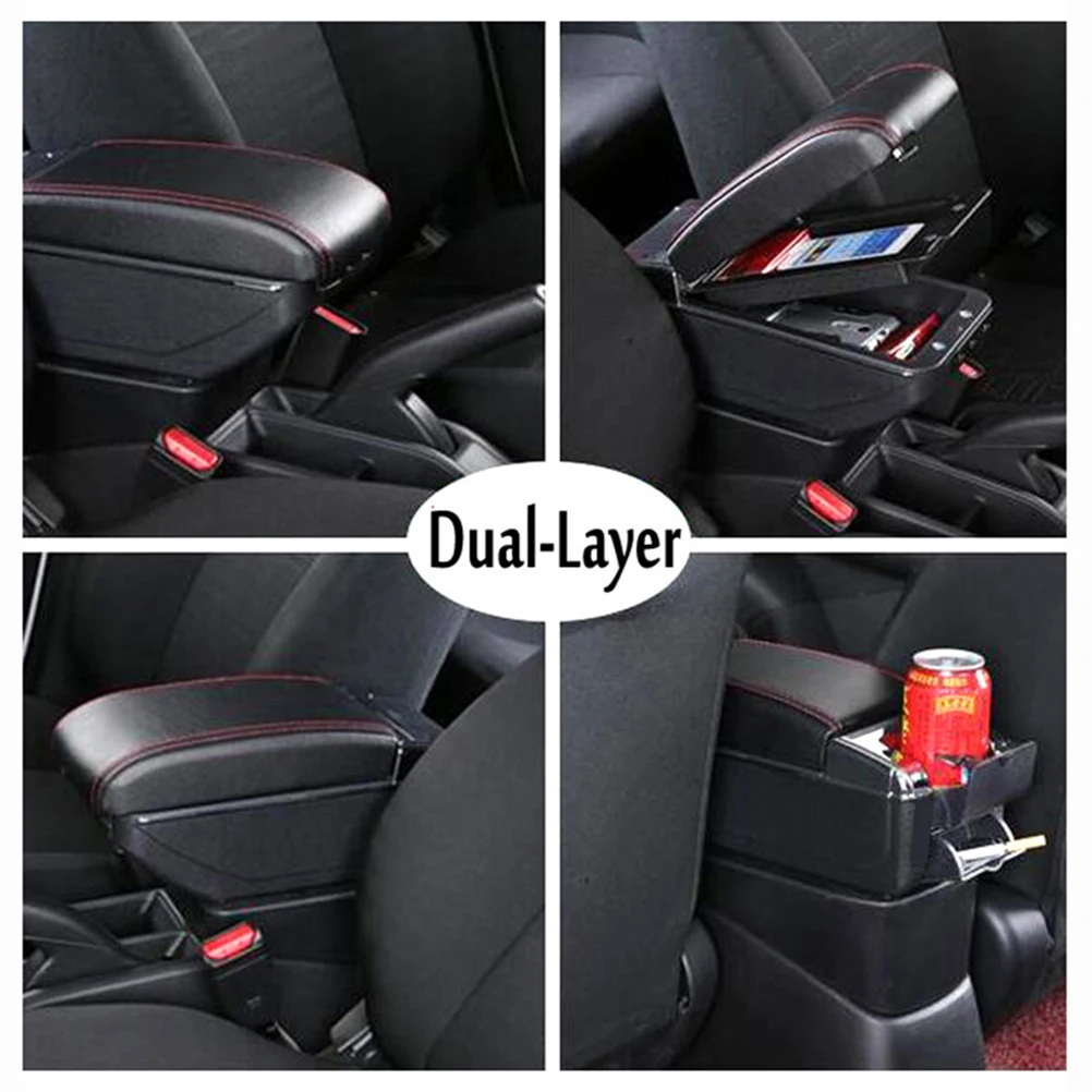 Подлокотник для Ford Fiesta 2011 - 2019 содержание подлокотник двухслойный ящик хранения