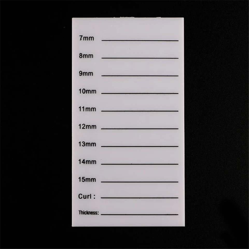 Прозрачная коробка для хранения ресниц акриловая отдельная пластина поддон