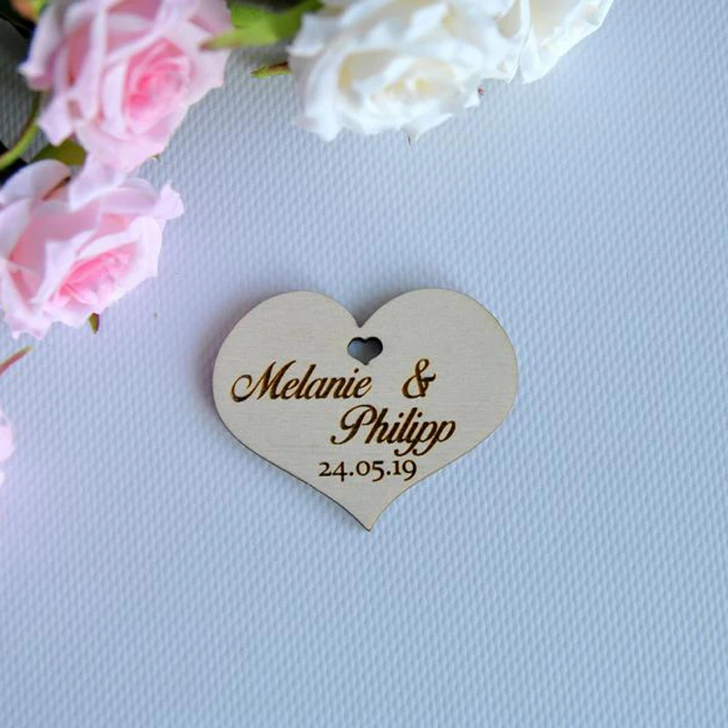 Магнит для сохранения даты деревянный с гравировкой на заказ сохранить дату