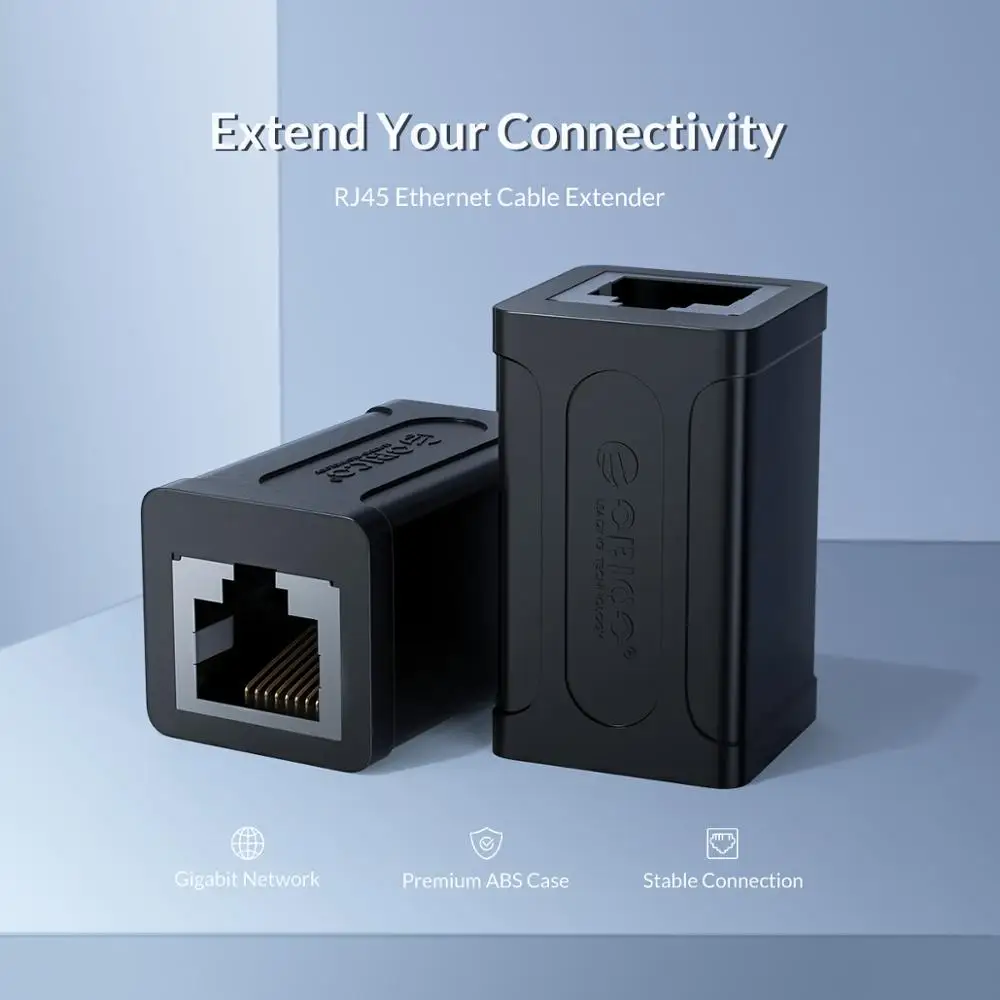 Соединитель ORICO RJ45 Ethernet кабель Cat 6 соединитель расширителя для кабеля
