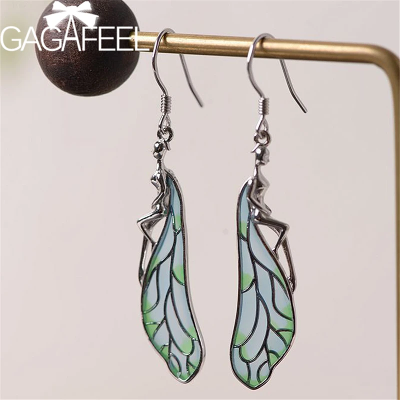 Женские серьги-подвески GAGAFEEL легкие серьги из стерлингового серебра 925 пробы