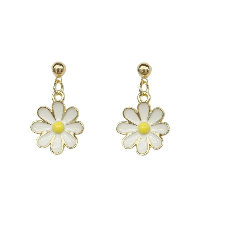 Ear Clips With Fresh Flowers Earrings Without Pierced 2020 New Trendy Fashion For Women | Украшения и аксессуары