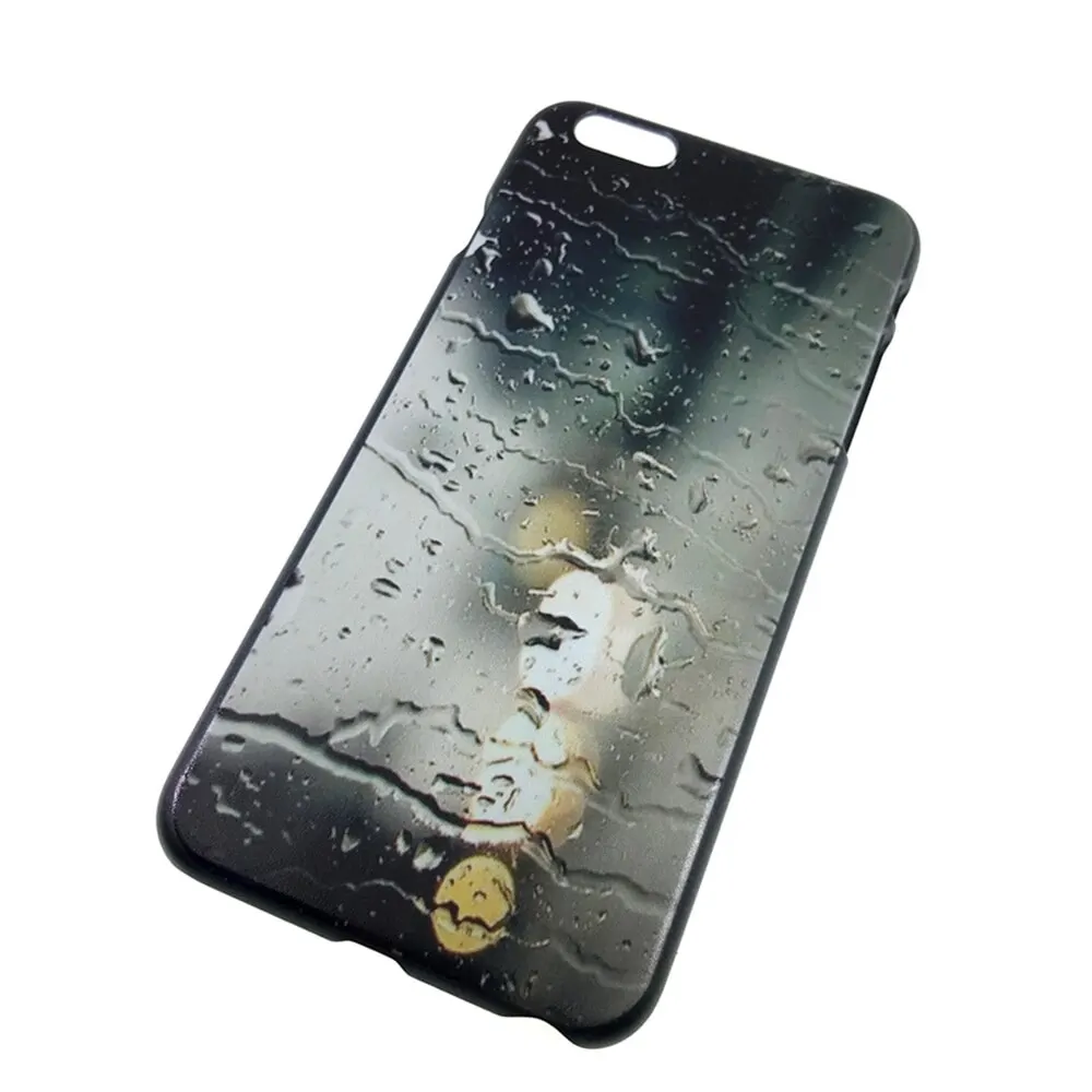 Чехол для iPhone 6 Plus/6S Plus Накладка пластиковая с абстрактным рисунком капли дождя