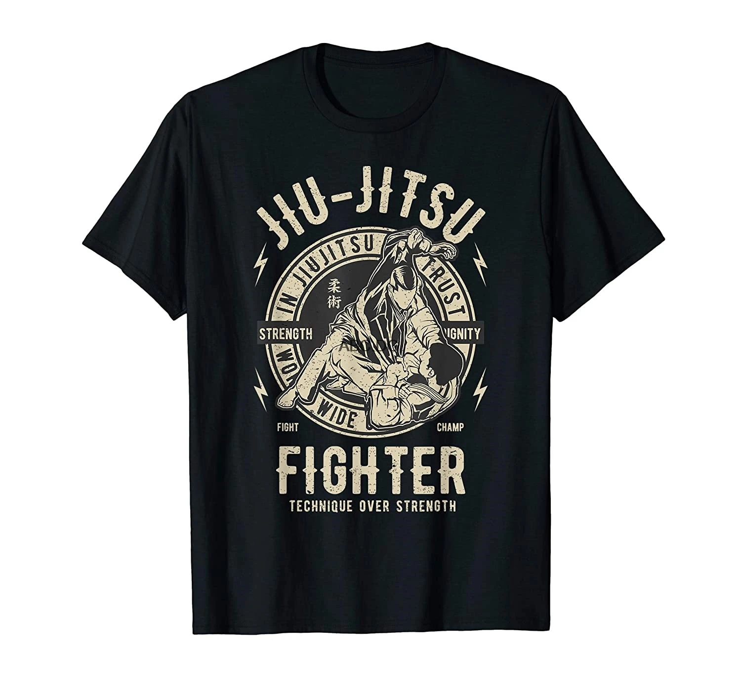 Футболка JIU JITSU BJJ футболка Бразильская Jiu Jitsu Fighter|Мужские футболки| |
