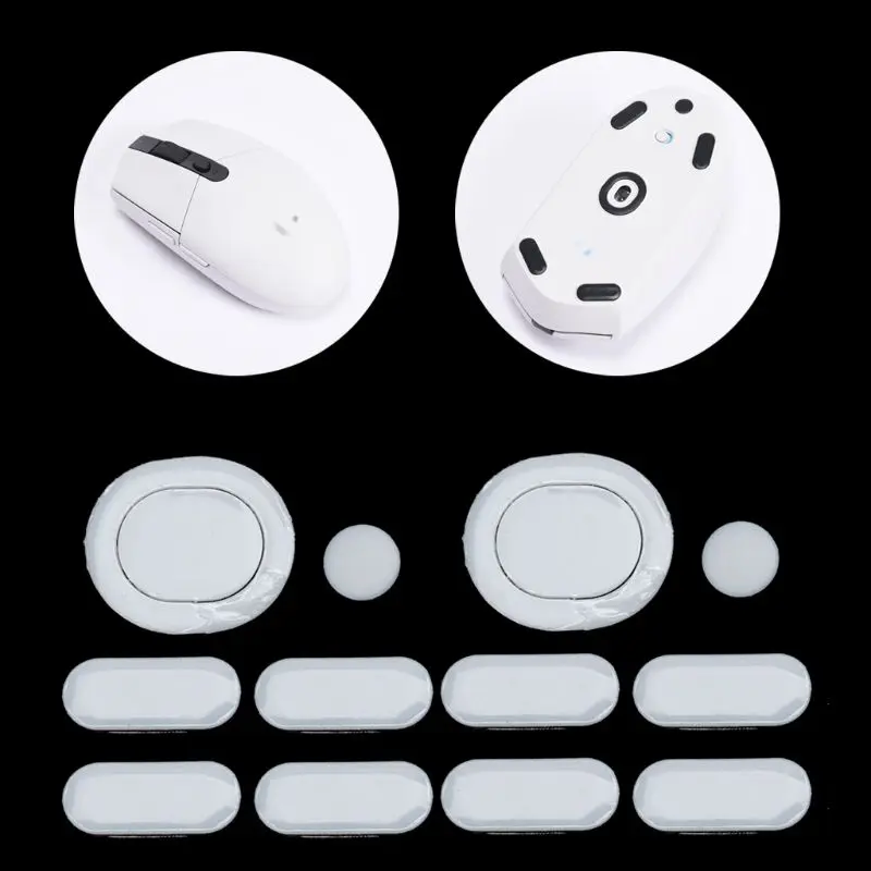 

2 Sets/pack Tiger Gaming Mouse Feet Mouse Skate For Logitech G304 G305 Mouse White Mouse Glides Curve Edge
