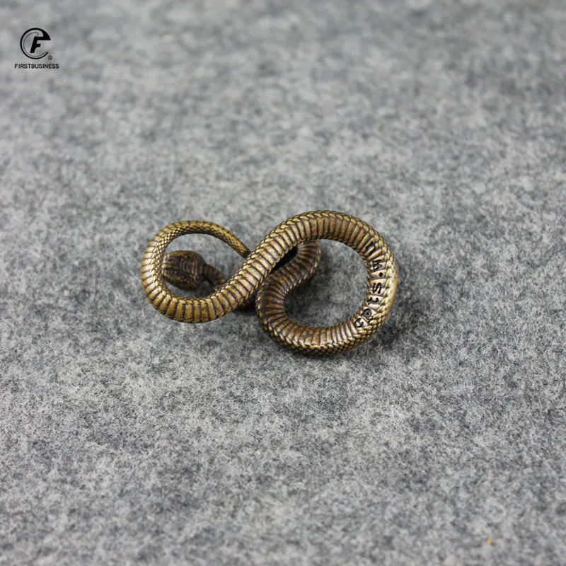 Новинка медные фигурки домашних животных ручной работы в виде змеиного чая