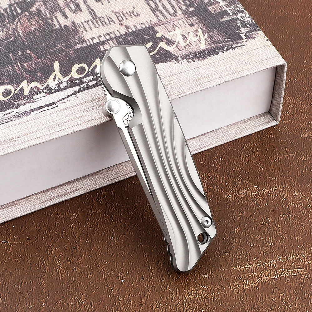 Рокстеди HIZEN TIC жира спереди японский высокого качества складной нож AUS10 лезвие