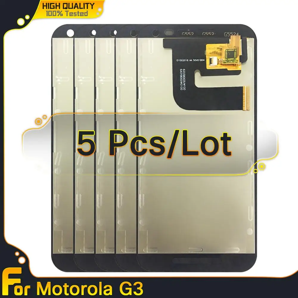 5 шт. ЖК дисплеев для Motorola Moto G3 G 3rd Gen XT1544 XT1550 XT1540 дисплей сенсорный экран