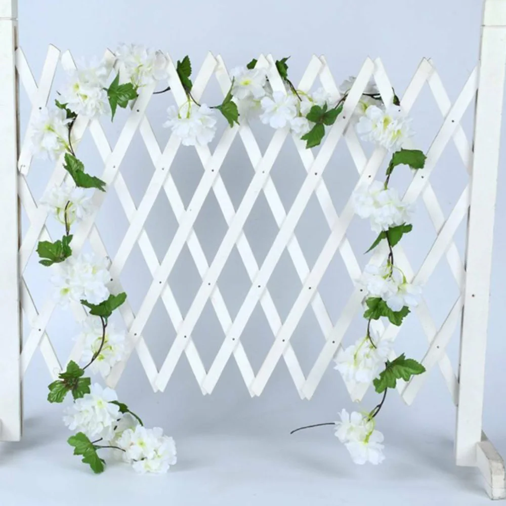 Искусственная Свадебная гирлянда 18 головок вишневые цветы лозы декоративная