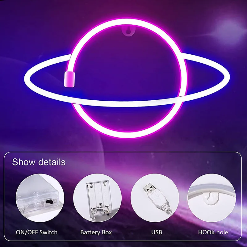 

Wholesale 20 Styles LED USB Neon Sign night light for Home, Party, Wedding, ame Room, Bedroom Wall Ddecoration