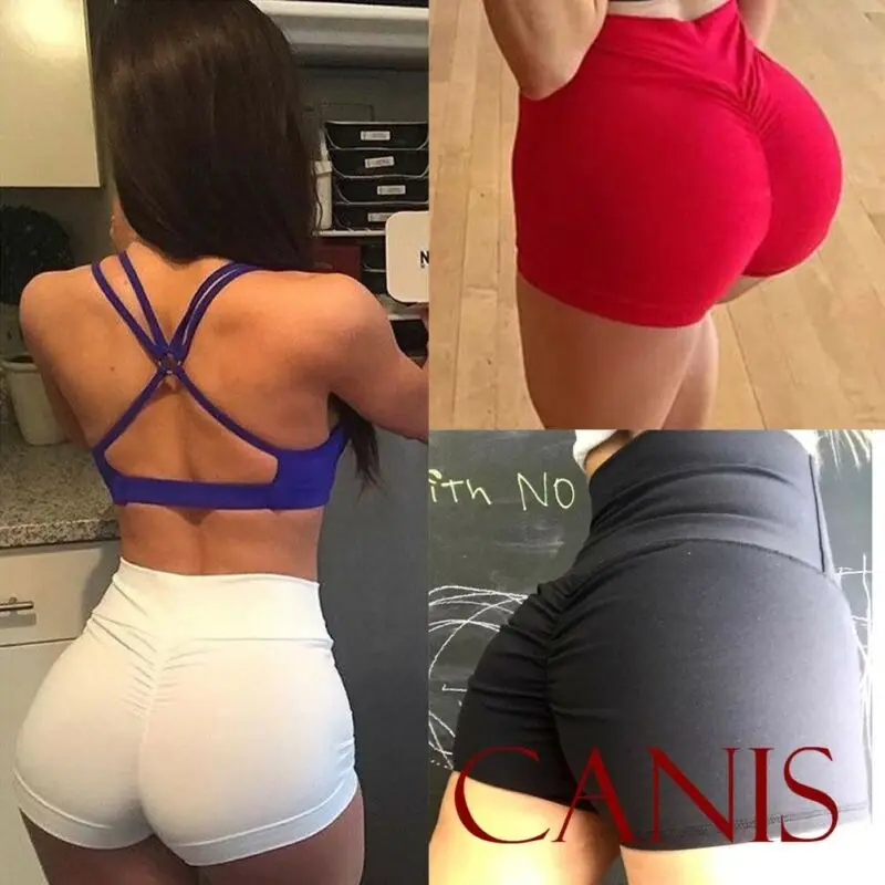 Шорты женские эластичные с завышенной талией популярные летние облегающие